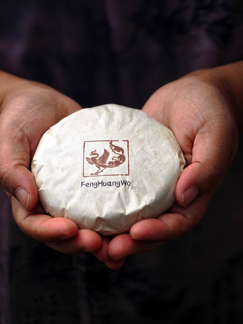 古树凤凰窝小饼 2025 Gushu Sheng "FengHuangWo - Phoenix Nest" 100g Cake - 6leaves 357