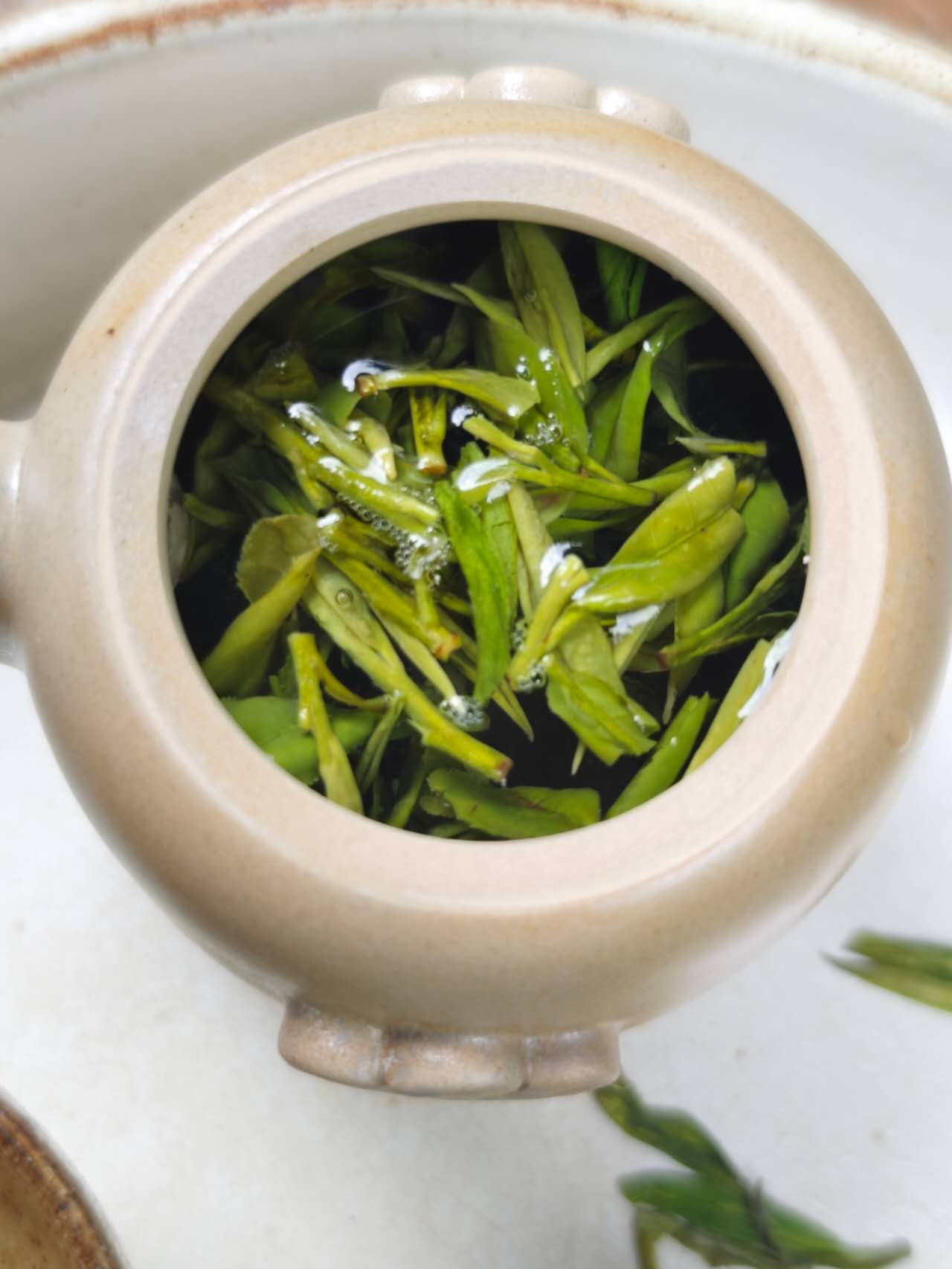 明前龙井 银段 2025 Mingqian green tea Long Jing No.43 Silver 100g Pakage - 6leaves 357