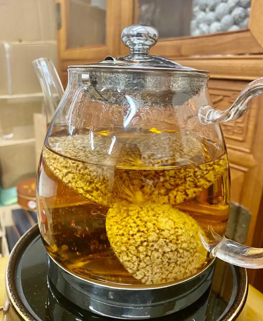2018 新会 陈皮 Da Hong Pao, Xinhui Chen Pi-aged Tangerine peel, 30g/can