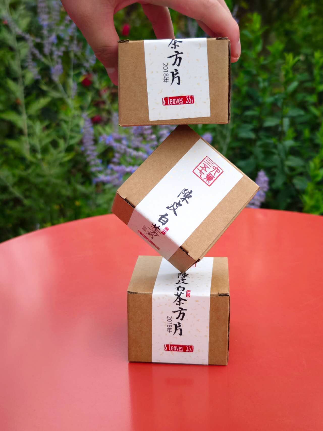 陈皮老白茶 Chen Pi Lao Baicha 2018, 10 Pieces