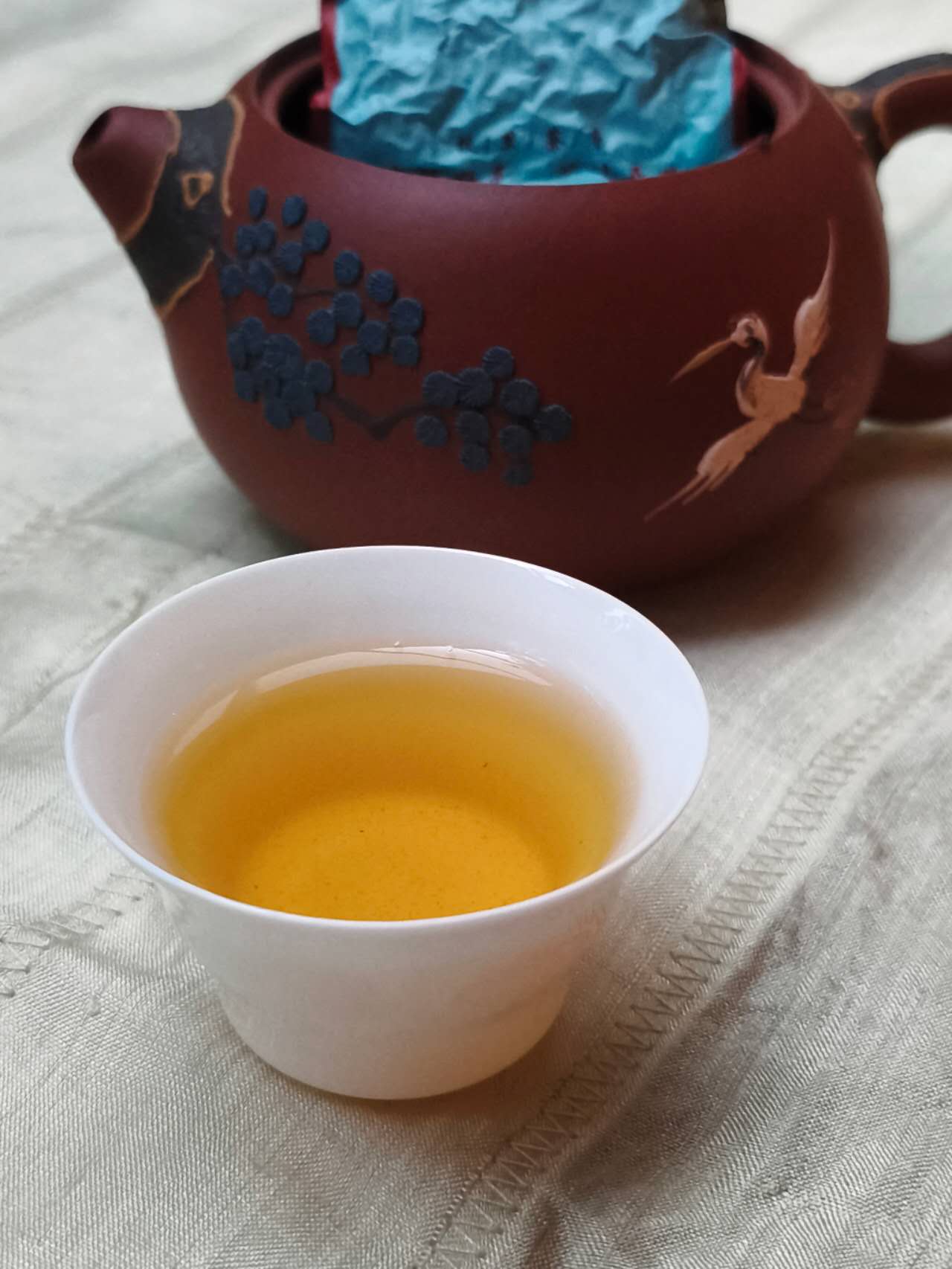 柚香奇兰 Baiya Qilan Roasted Oolong Scented with Pomelo Blossoms, 10 Pieces in a Packung - 6leaves 357