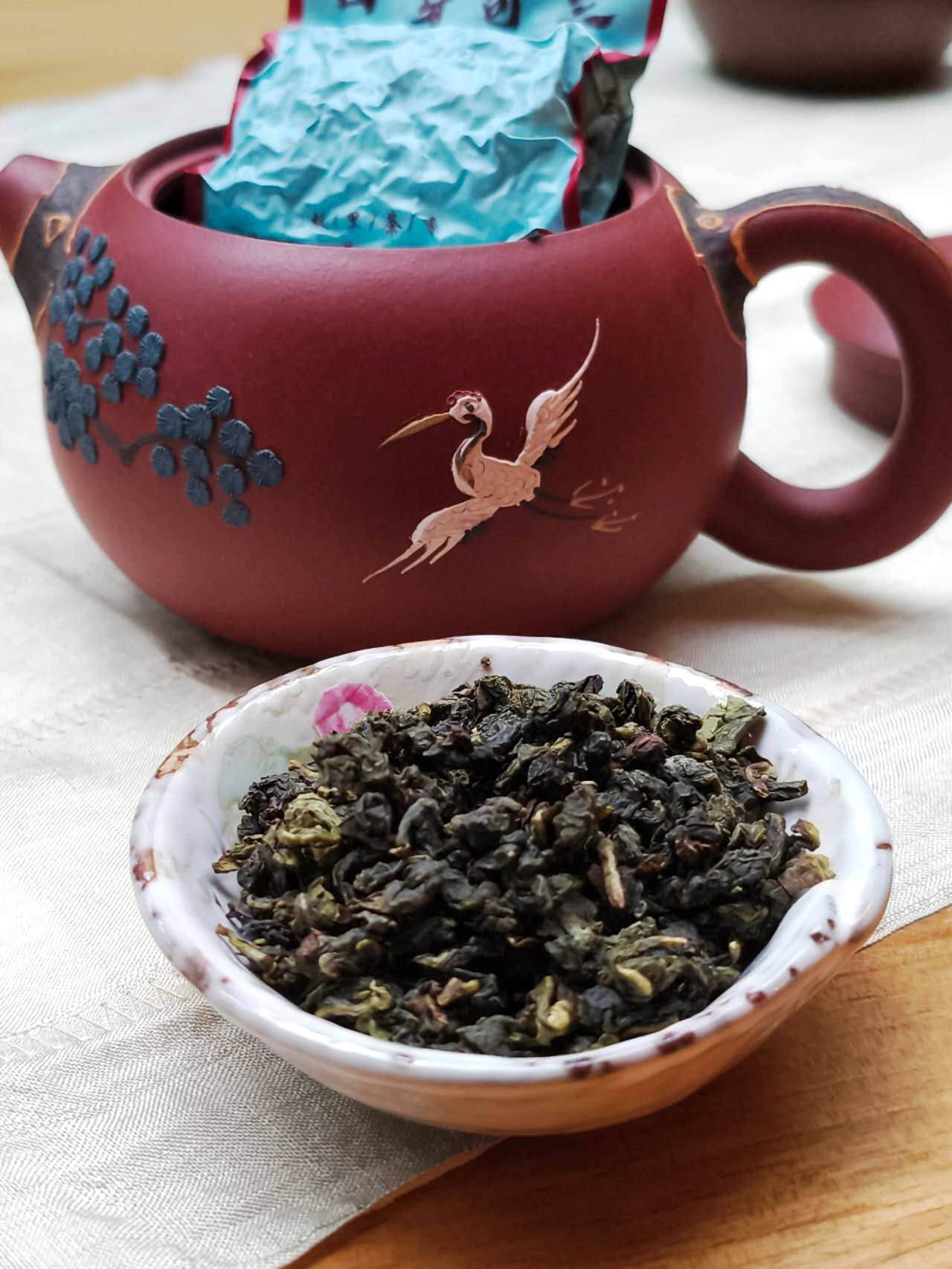 柚香奇兰 Baiya Qilan Roasted Oolong Scented with Pomelo Blossoms, 10 Pieces in a Packung - 6leaves 357