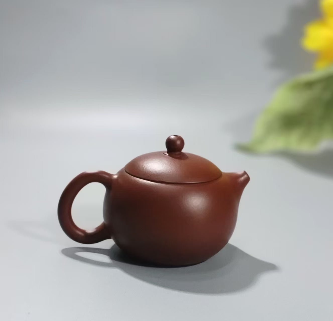手工西施壶 徐凌霄 Handcrafted Dahongpao Zhuni clay Yixing Pot by Xulingxiao "Xi Shi", 150cc - 6leaves 357
