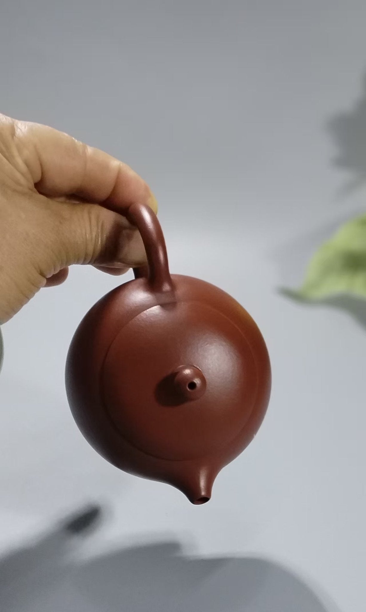 手工西施壶 徐凌霄 Handcrafted Dahongpao Zhuni clay Yixing Pot by Xulingxiao "Xi Shi", 150cc - 6leaves 357