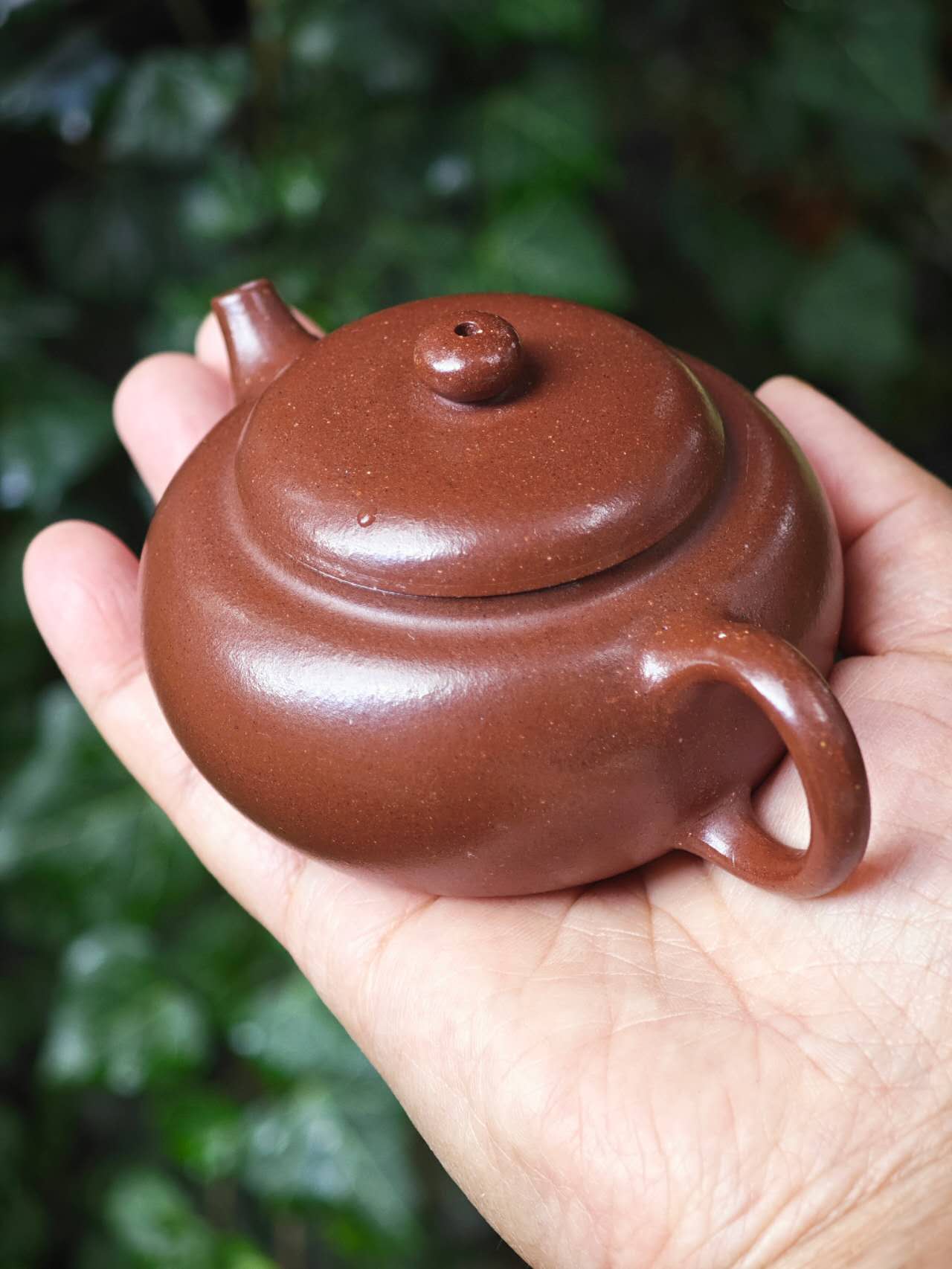 手工壶降坡泥 柿圆 徐凌霄 Handcrafted Yixing Pot Jianpo Ni by Xulingxiao "Persimmon", 100cc - 6leaves 357