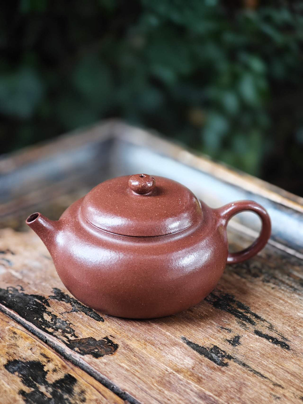 手工壶降坡泥 柿圆 徐凌霄 Handcrafted Yixing Pot Jianpo Ni by Xulingxiao "Persimmon", 100cc - 6leaves 357
