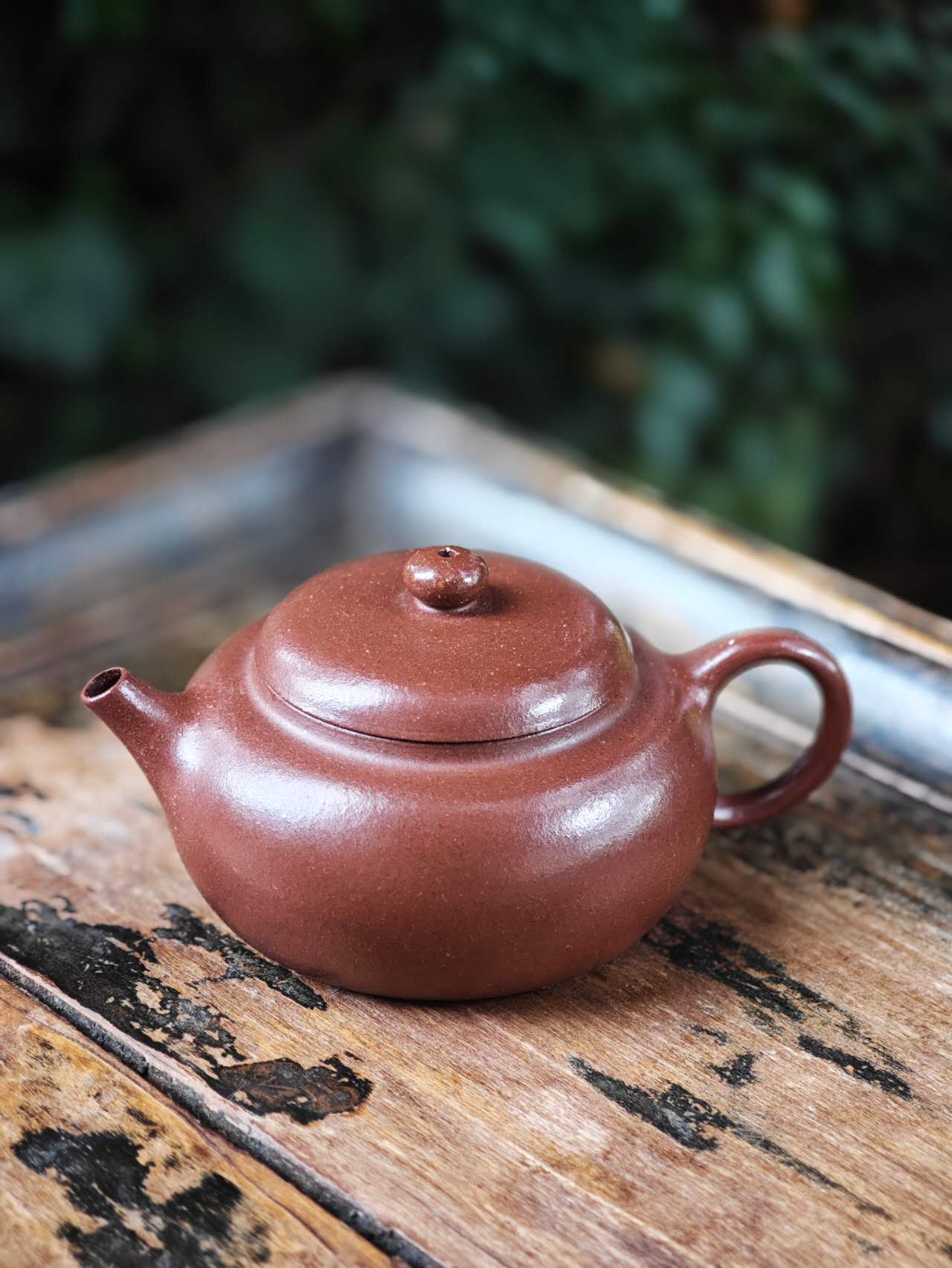 手工壶降坡泥 柿圆 徐凌霄 Handcrafted Yixing Pot Jianpo Ni by Xulingxiao "Persimmon", 100cc - 6leaves 357