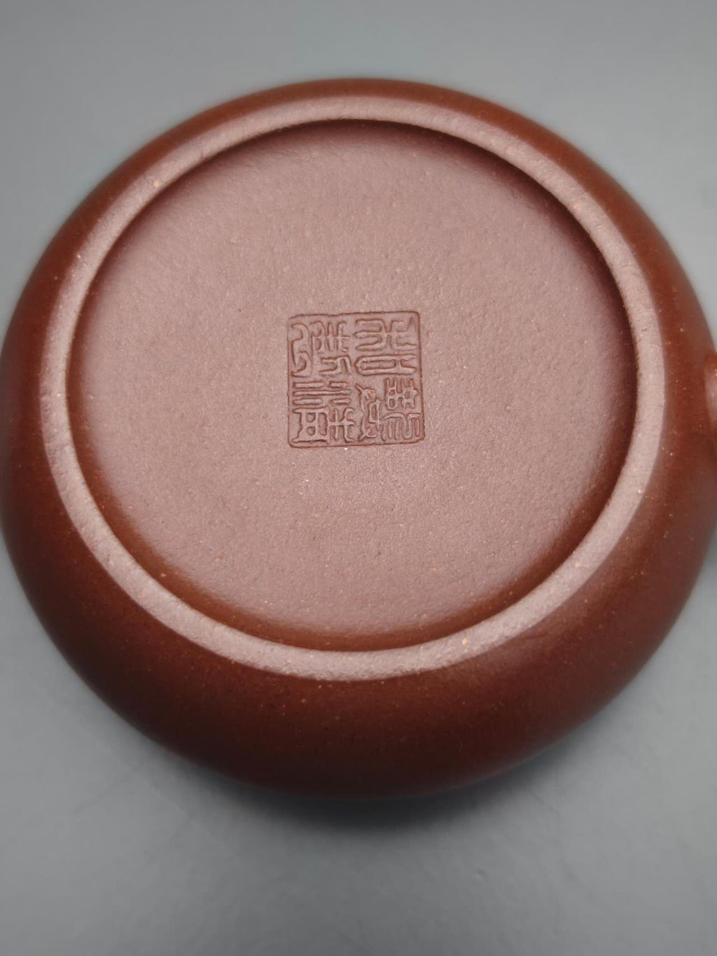 手工壶降坡泥 柿圆 徐凌霄 Handcrafted Yixing Pot Jianpo Ni by Xulingxiao "Persimmon", 100cc - 6leaves 357