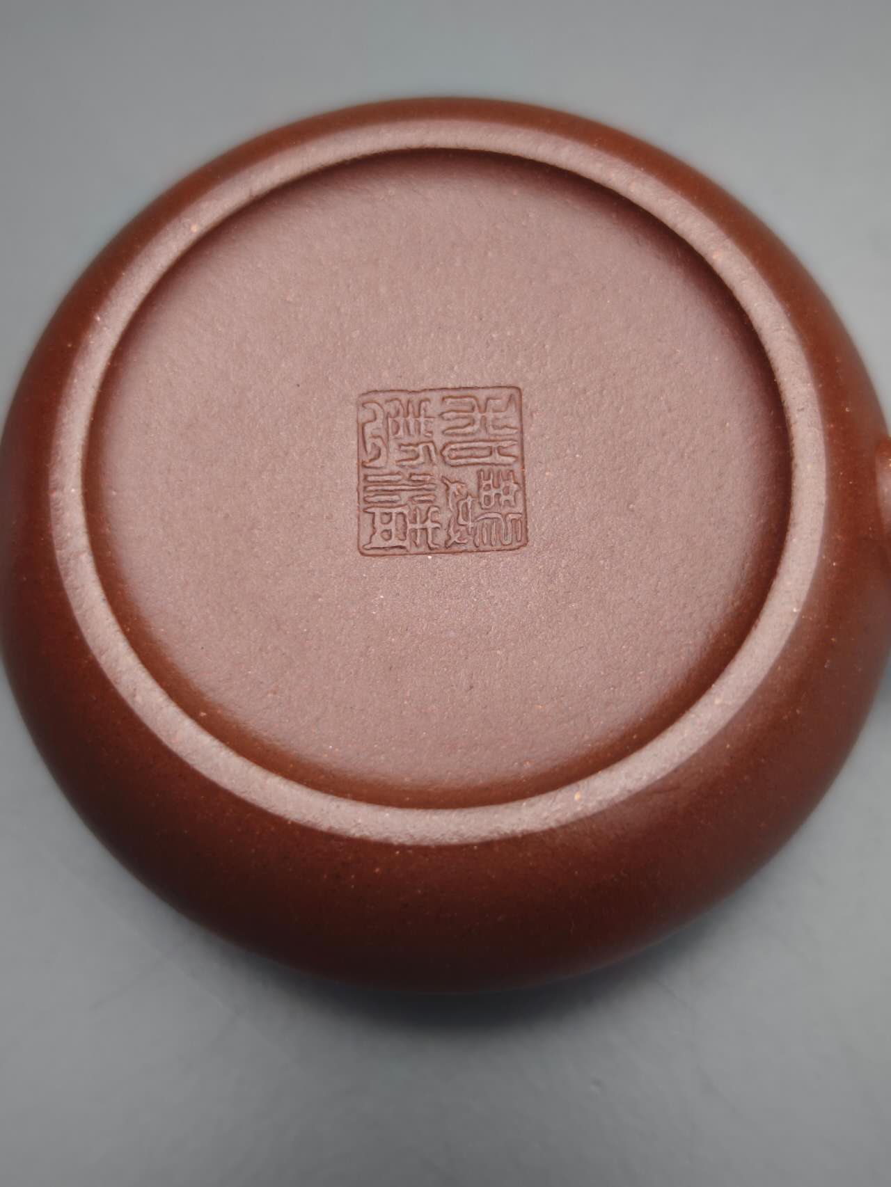 手工壶降坡泥 柿圆 徐凌霄 Handcrafted Yixing Pot Jianpo Ni by Xulingxiao "Persimmon", 100cc - 6leaves 357