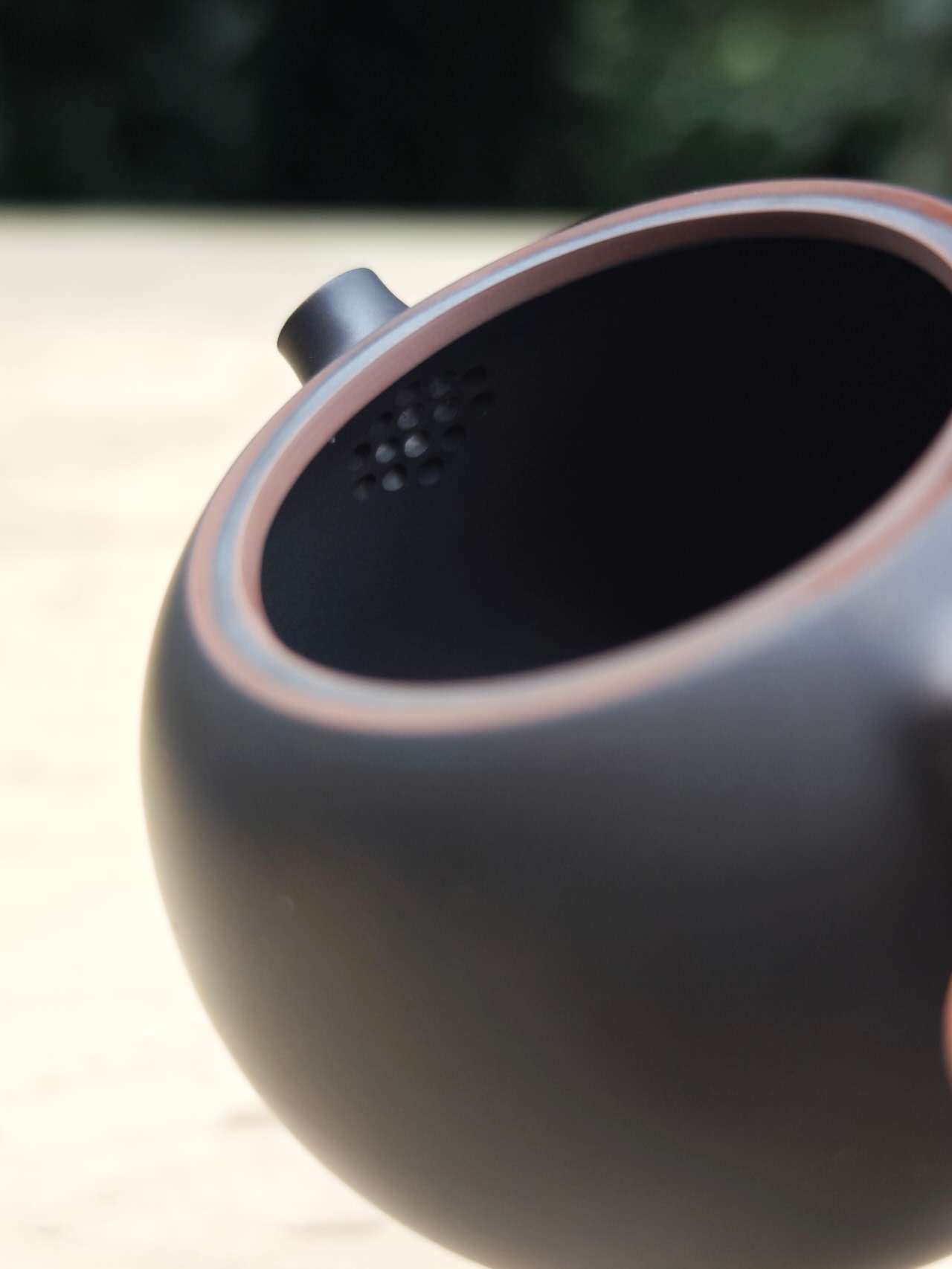 建水紫陶 全手工壶 西施 Jianshui Zitao Kanne "Xi Shi", Purple Clay Teapot, 160cc - 6leaves 357