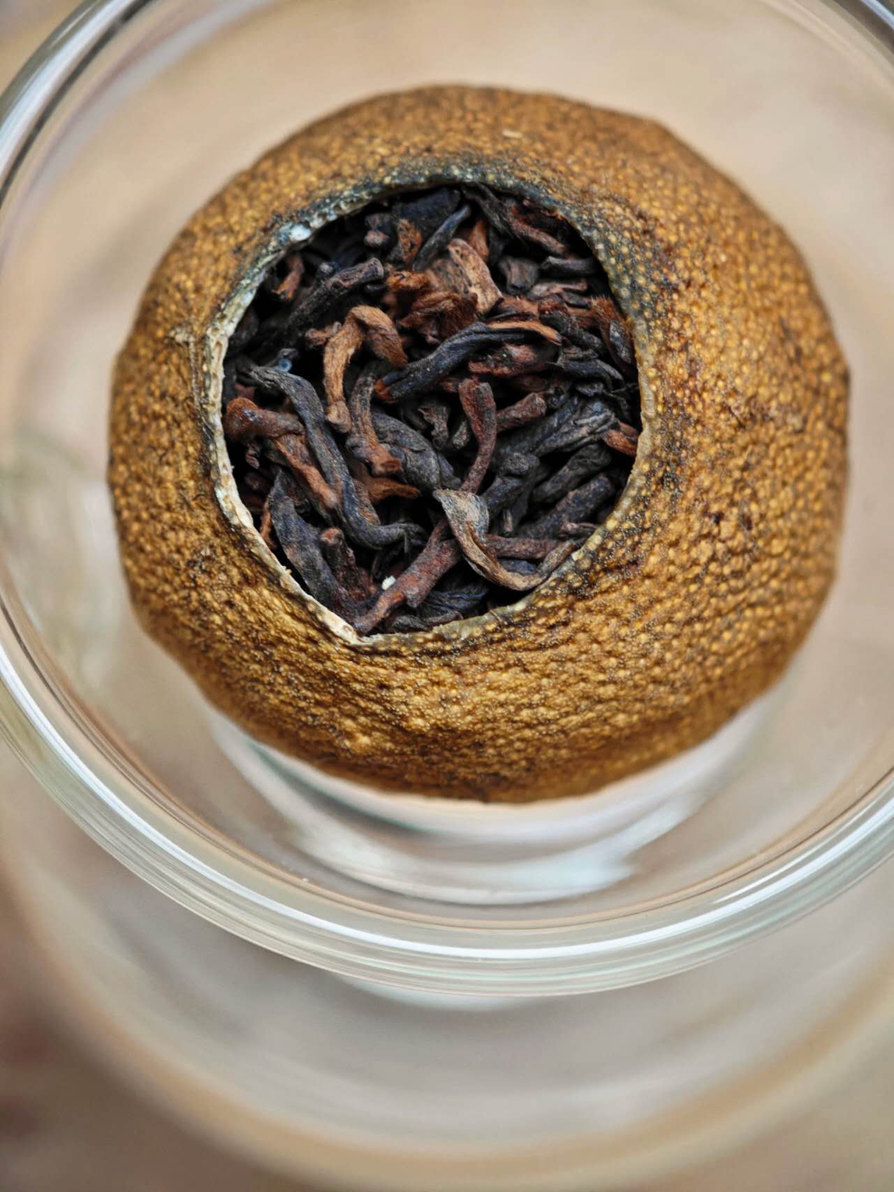 小请柑 Mandarin - Ripened Pu'erh Tea, approx.15g each, 10 Pieces in a Package - 6leaves 357